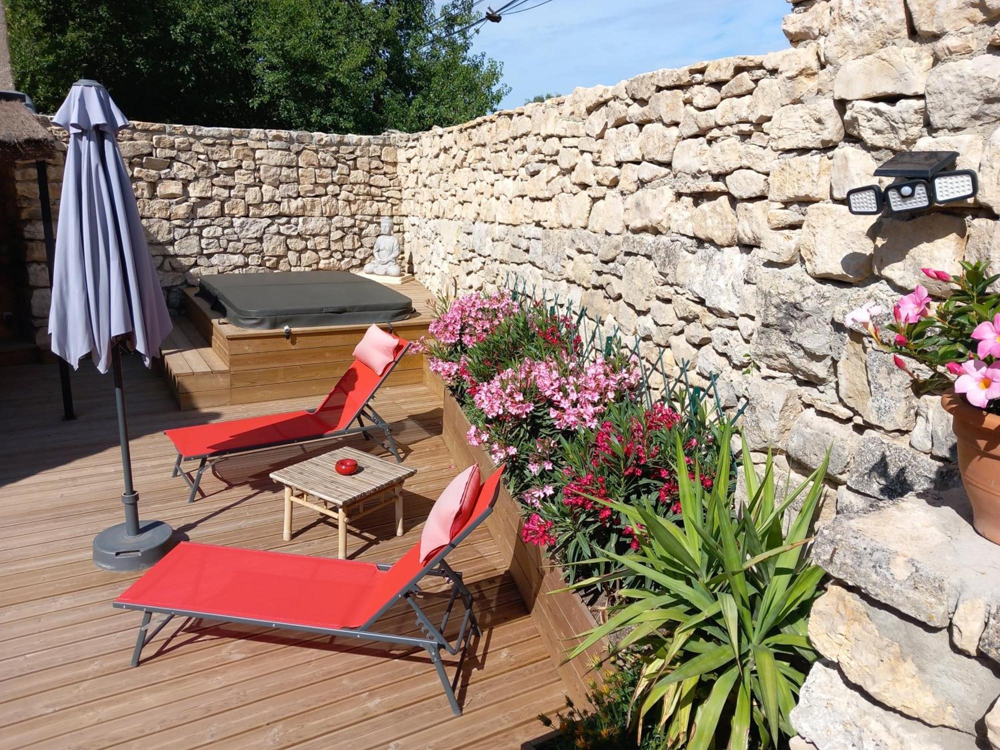 Chez Daniele Chambre Avec Jacuzzi Et Terrasse Privee Murs  Eksteriør billede